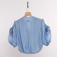 Lehr Blue Cut Out Top