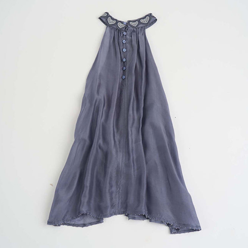 Lehr Fancy Halter Top - Color: Grey