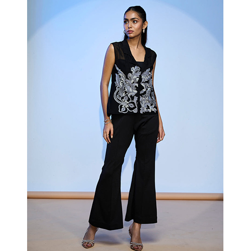 Lehr Black Sleeveless Shirt