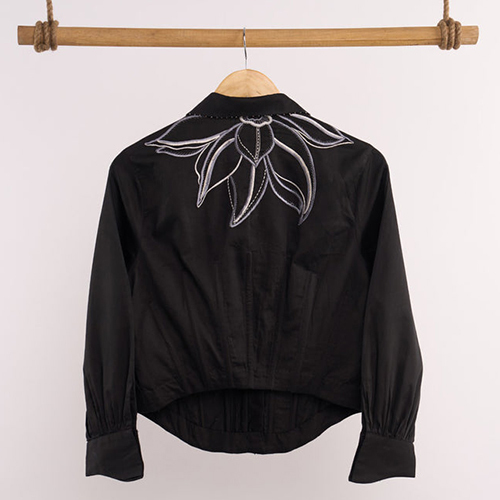 Lehr Black Corset Shirt - Design: Modern