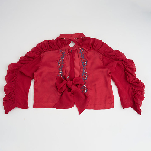Lehr Bow Tie Cropped Shirt
