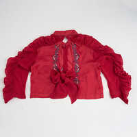 Lehr Bow Tie Cropped Shirt