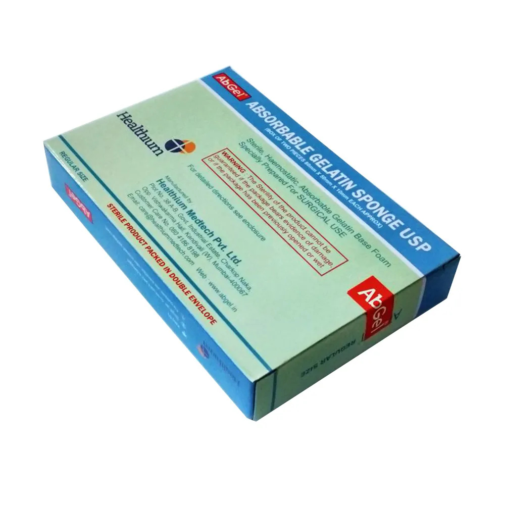 Absorbable Gelatin Sponge Usp - Material: Steel