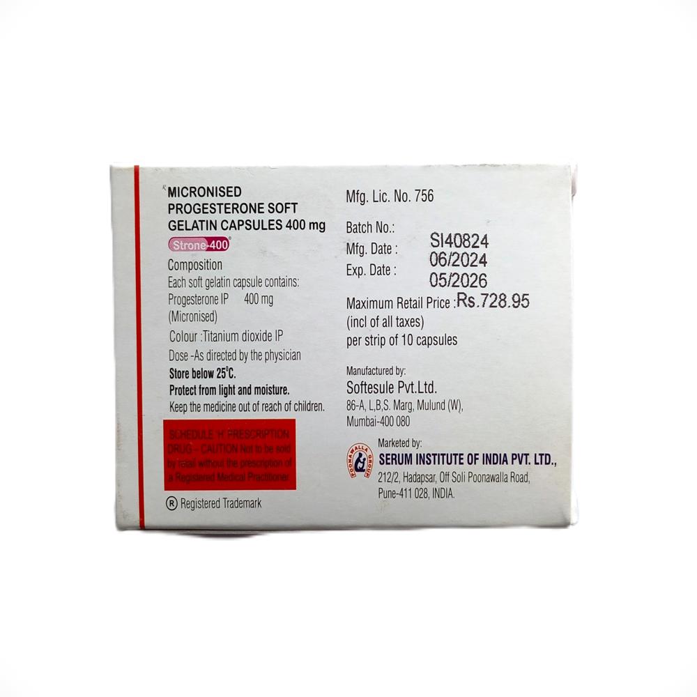 STRONE 400 MG CAPSULE 