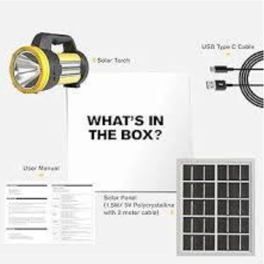 Sun King Torch Pro Solar-powered Rechargeable Lantern - Application: Industrial