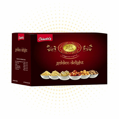 Golden Delight Sweets Gift Box Hamper 