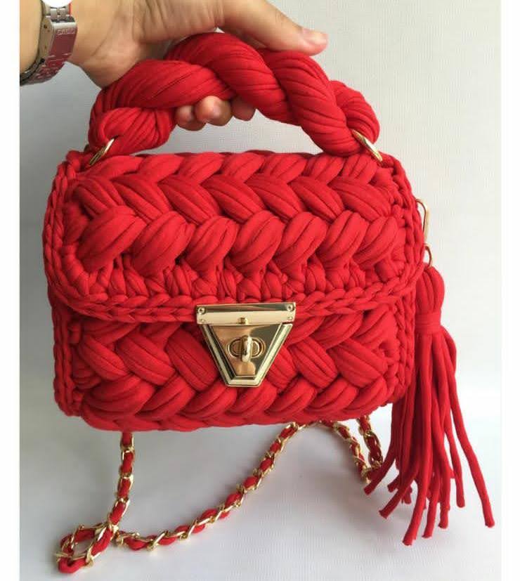 Yarn Bag - Color: Red
