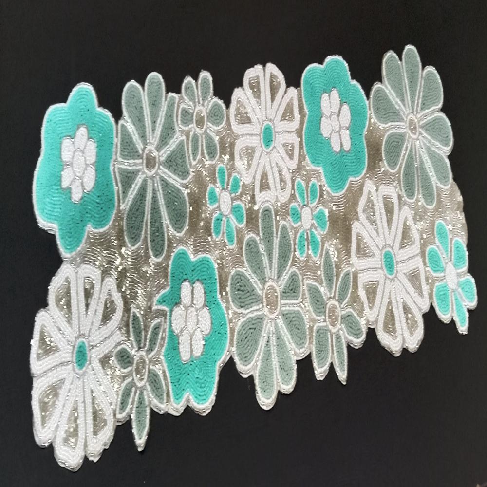 Beaded Table Runner - Color: Multicolor