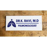Doctors Name Plate