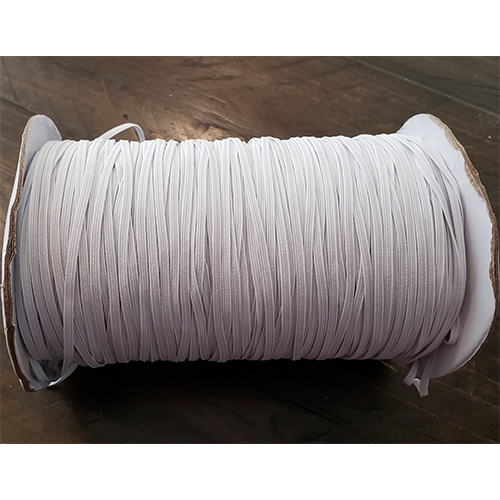 Braided Elastic Tape - Color: Black