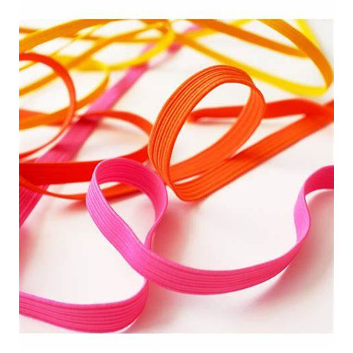Braided Elastic Tape - Color: Black