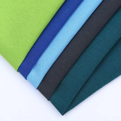 Plain Polyester Lycra Fabric - Attributes: Stain & Wrinkle Resistant