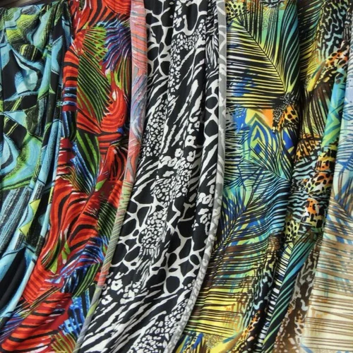 Printed Lycra Fabric By Bhagatex A Brand Of Sri Sri International