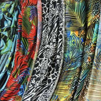Printed Lycra Fabric - Color: Different Available