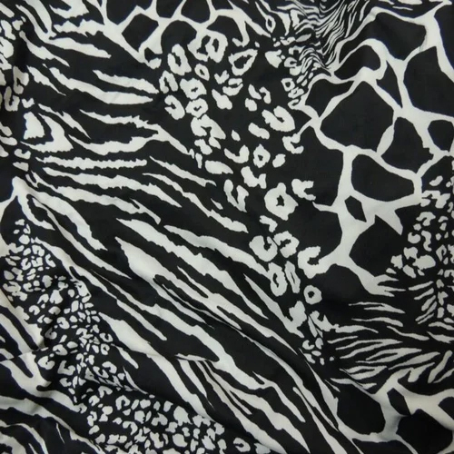 Polyester Spandex Printed Fabric