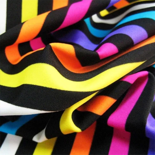 Polyester Lycra Print Fabric - Color: Different Available