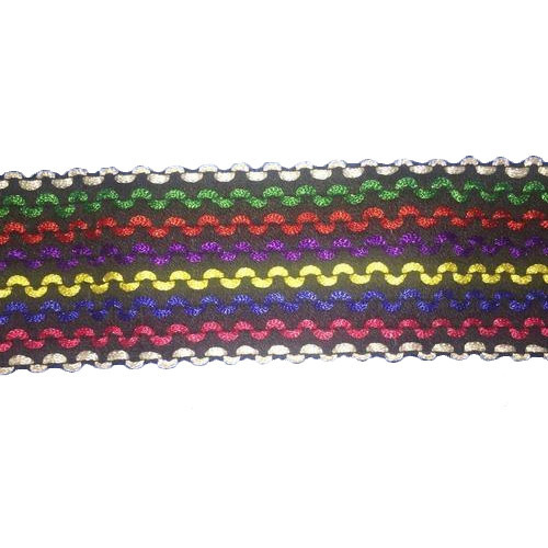 Multicolor Elastic Tape - Color: Black