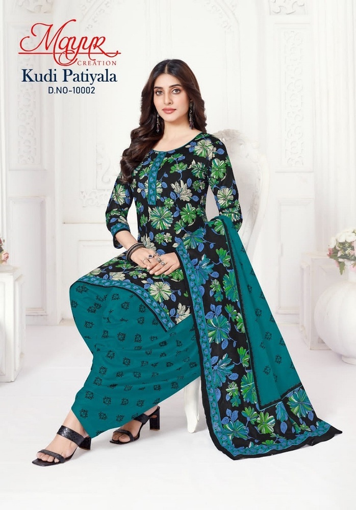 Mayur Kudi Patiyala Vol-10 A Dress Material - Color: Multicolor