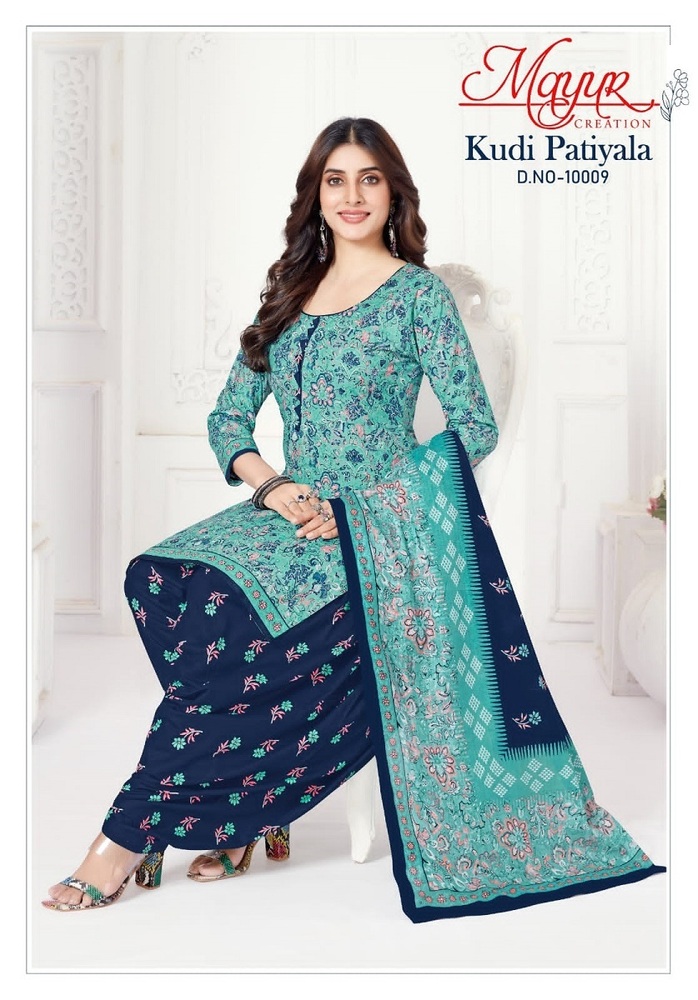 Mayur Kudi Patiyala Vol-10 A Dress Material - Color: Multicolor