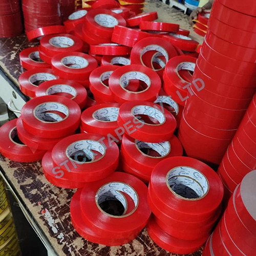 Polyester Tape With White Adhesive