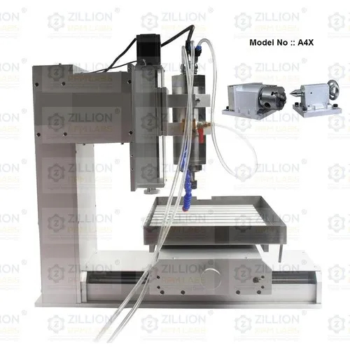 Small Cnc 4 Axis With Mach4 Usb Connection - Dimension (L*W*H): 300*400*150 Millimeter (Mm)