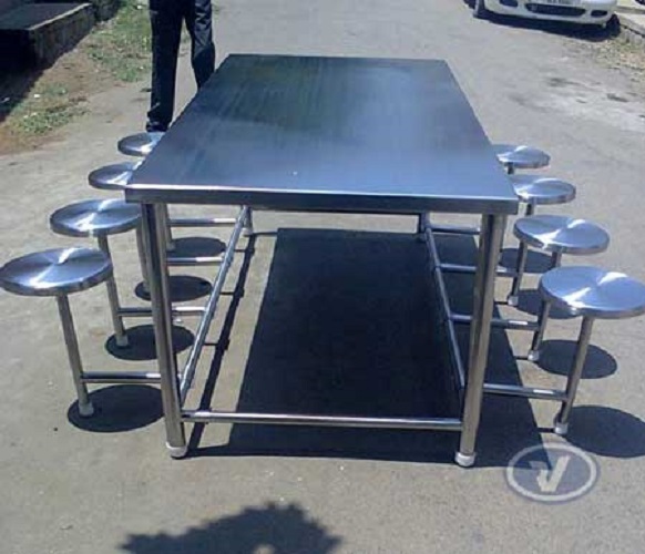 Stainless Steel 304 Canteen Table
