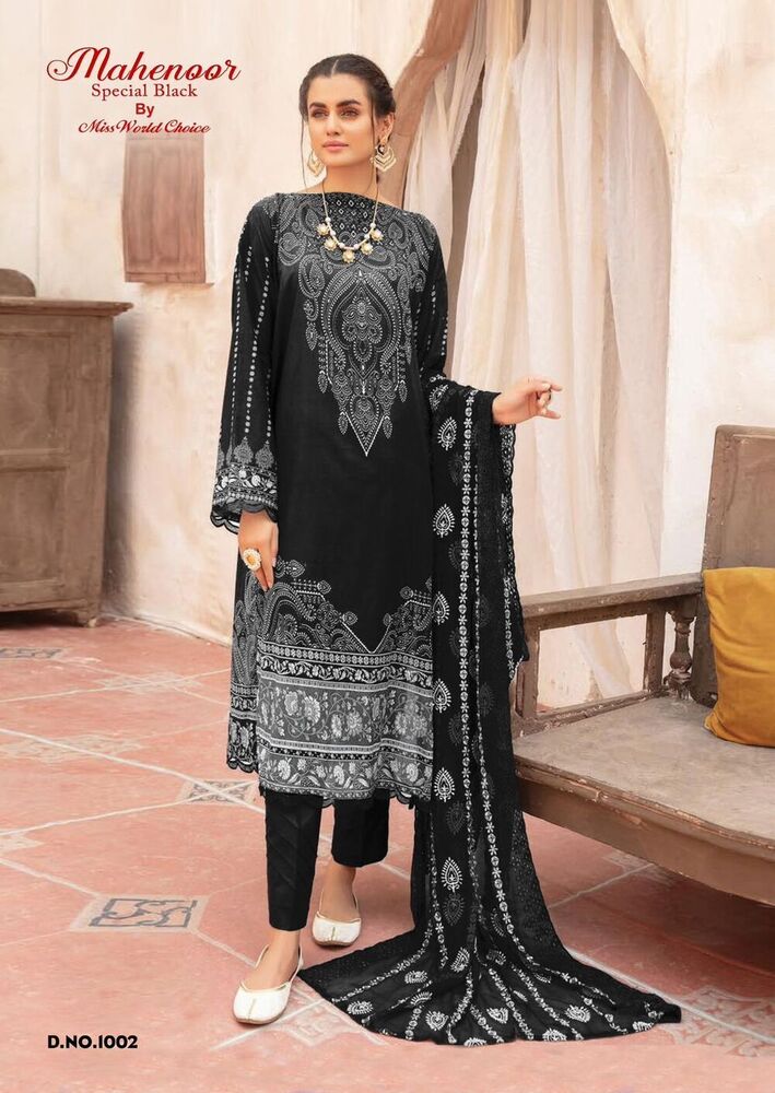 Miss World Mehnoor Vol-01  Karachi Dress Material