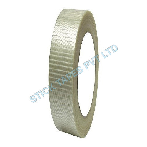White Cross Filament Tape