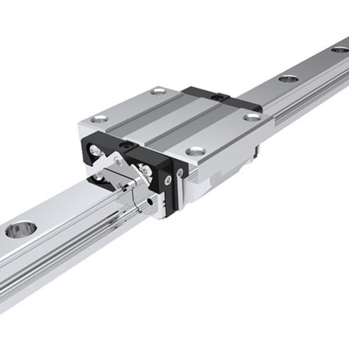 HRC Series: High-rigidity 4-row ball bearing guides.