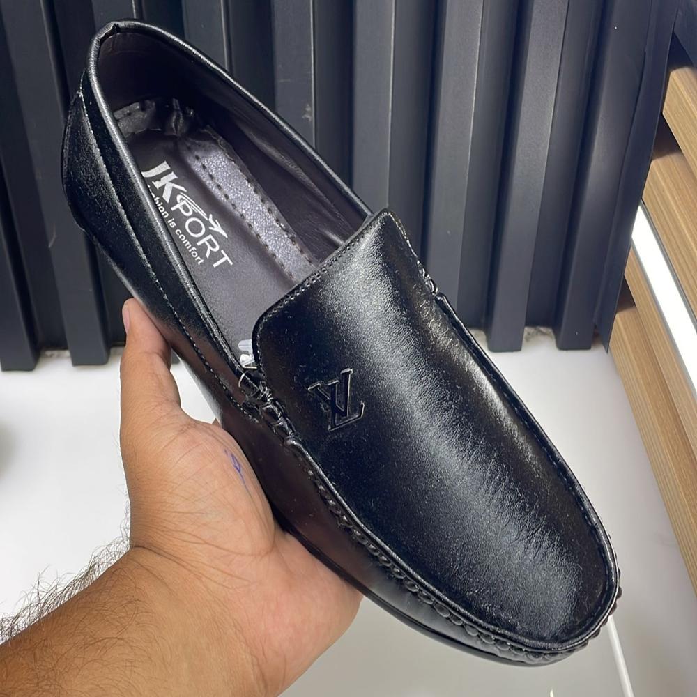 Loafer Shoes - Leather, Standard Size, Black, Brown, Tan | Stylish & Comfortable Design, Anti-sweat Inner Lining, Non-slip Pvc Sole