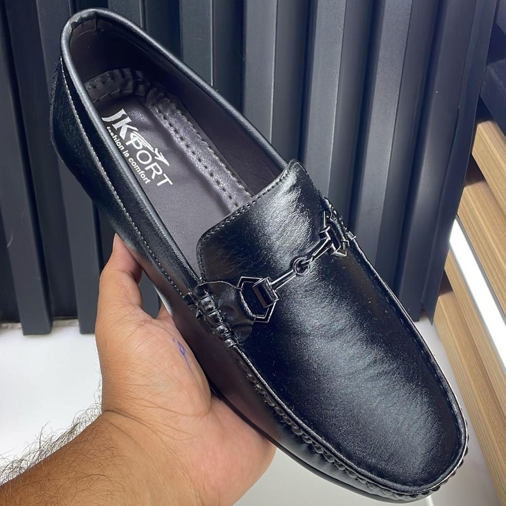 Loafer Shoes - Leather, Standard Size, Black, Brown, Tan | Stylish & Comfortable Design, Anti-sweat Inner Lining, Non-slip Pvc Sole