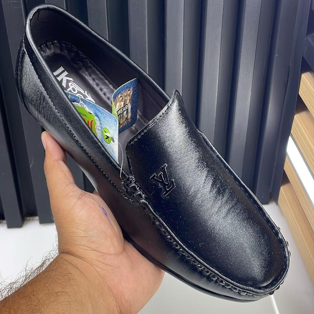 Loafer Shoes - Leather, Standard Size, Black, Brown, Tan | Stylish & Comfortable Design, Anti-sweat Inner Lining, Non-slip Pvc Sole