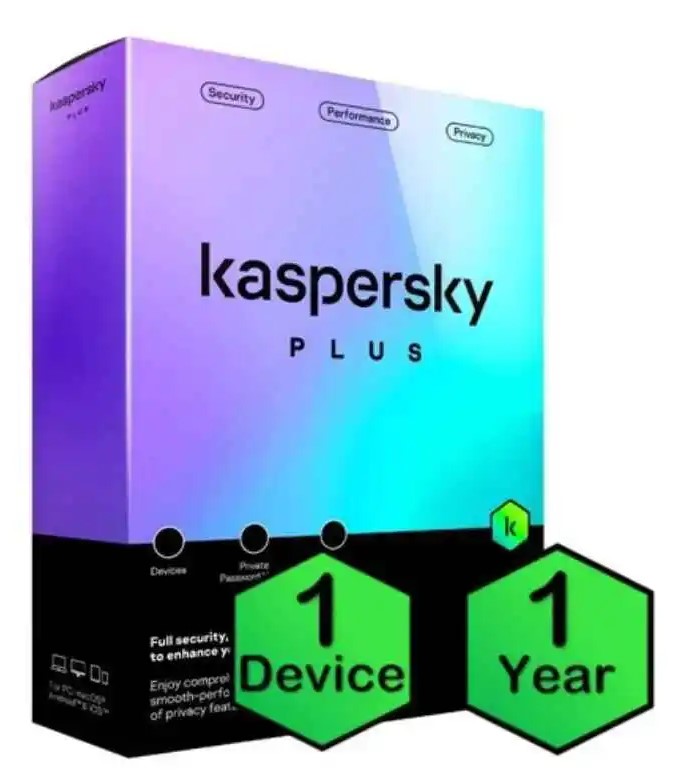 1 User 1 Year Kaspersky Plus Antivirus