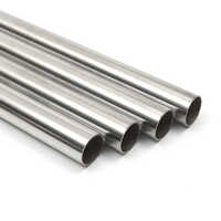Stainless Steel Round Pipe - 1 Inch Port Size, 304 Grade Stainless Steel, Sleek Mirror-polished Finish, Versatile Silver Color For Industrial Use
