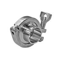 Stainless Steel Tc Clamp - Color: Silver