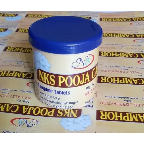 Camphor TABLET 10 GRAM CONTAINER