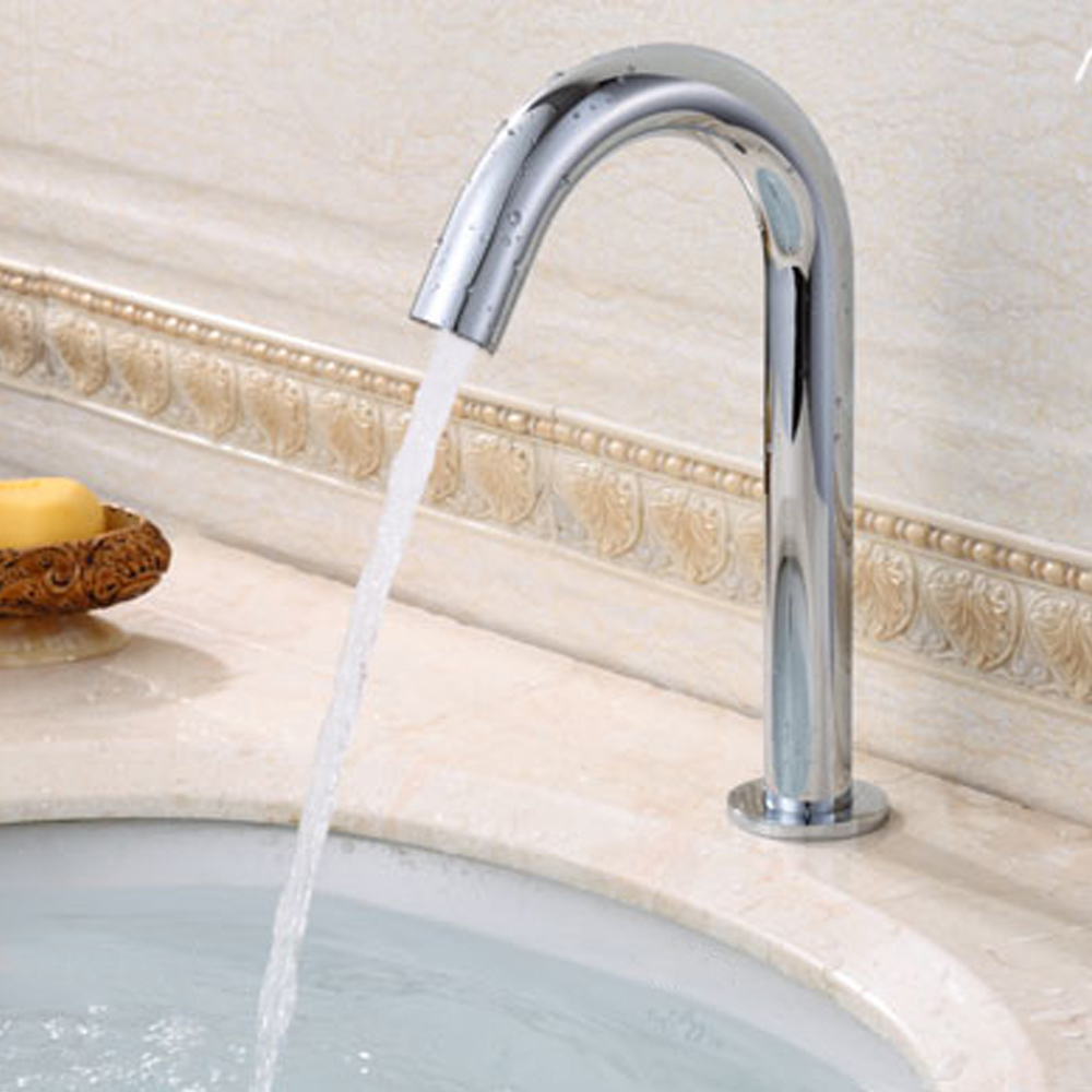 Automatic Long Body Sensor Tap Bp-f292 (Mouth Sensor) - Color: Silver