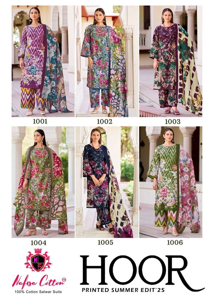 Nafisa Hoor Vol-01  Karachi Dress Material