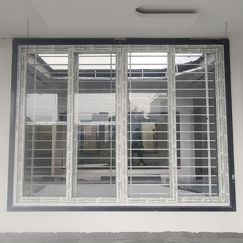 Aluminum Sliding Window - Color: White