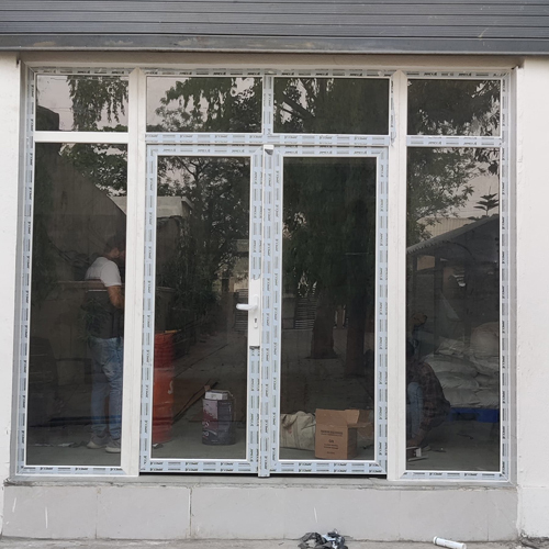 Upvc Glass Window - Upvc Frame, Customized Sizes, Elegant White Color ...