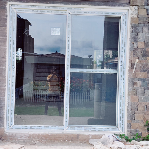 Upvc Glass Window - Color: White