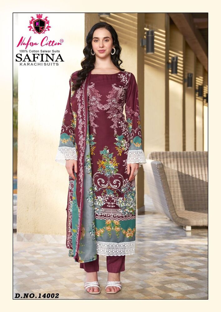 Nafisa Safina Vol-14  Karachi Dress Material