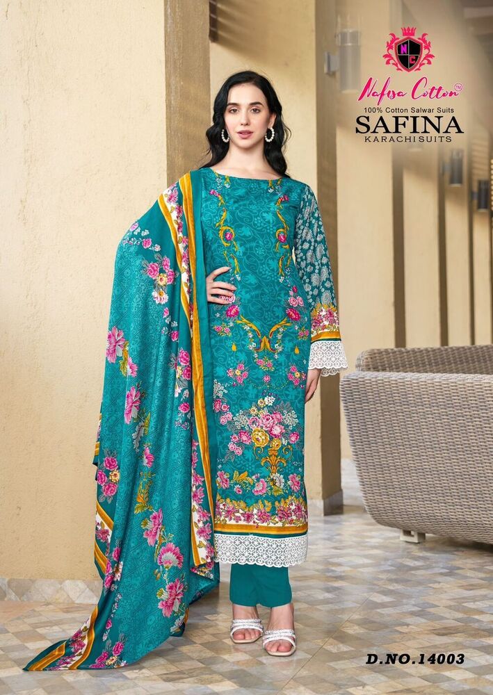 Nafisa Safina Vol-14  Karachi Dress Material