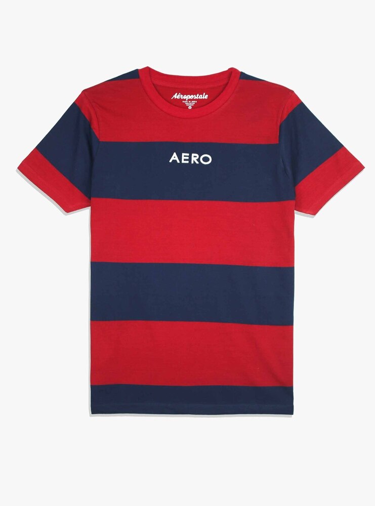 Mens  Rugby  Striped  T Shirt