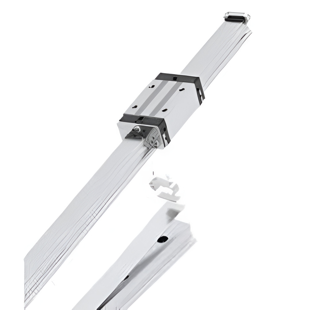 HRU Series: High-rigidity 4-row ball bearing guides with U-shaped rails