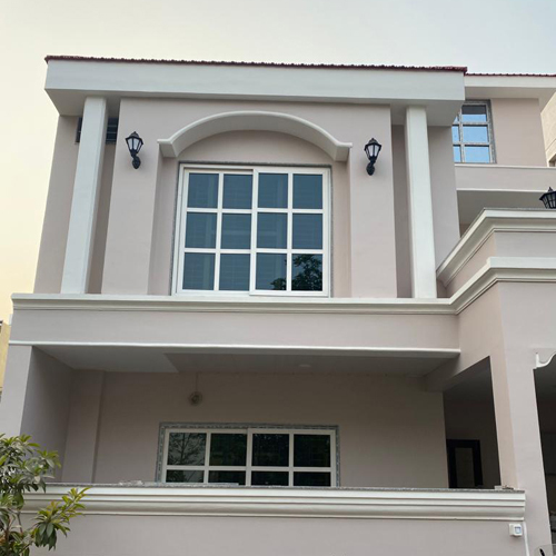 White Upvc Window - Design: Modern