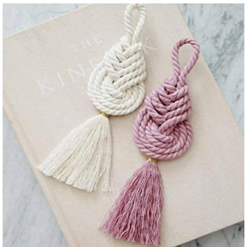 Mkc42 Macrame Key Chain (5 Piece) - Color: Multicolor