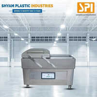 800 Mm Double Chamber Vacuum Machine - Color: Silver