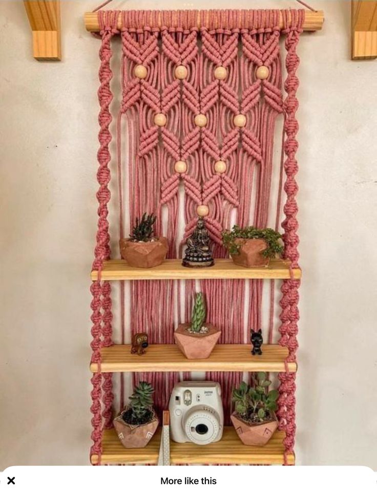 Mph178 Macrame Plant Hanger - Color: Yellow