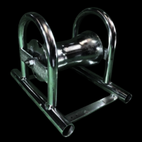 Straight Line Cable Roller - Color: Silver